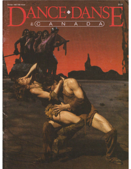Dance in Canada Magazine No 54 Winter 1987-88
