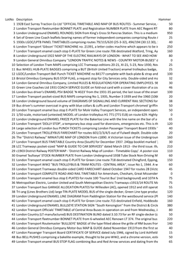 OFFICIAL TIMETABLE and MAP of BUS ROUTES - Summer Service, (First Issue)50 23/5/28''