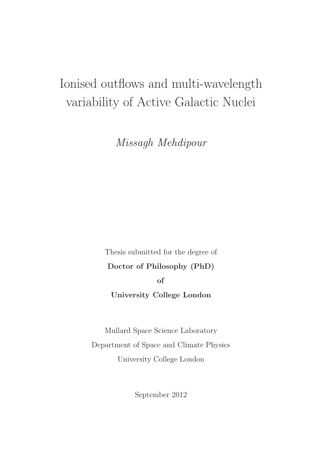 Missagh Mehdipour Phd Thesis