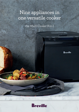 Nine Appliances in One Versatile Cooker