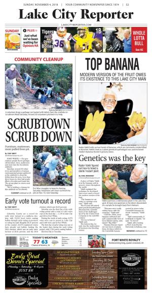 Genetics Was the Key Old Furniture, Tires, Mattresses and More Into the Scrubtown Sinkhole