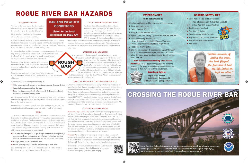 Crossing the Rogue River Bar