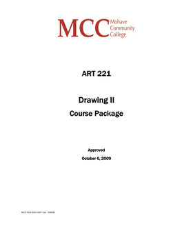 Drawing II Course Package