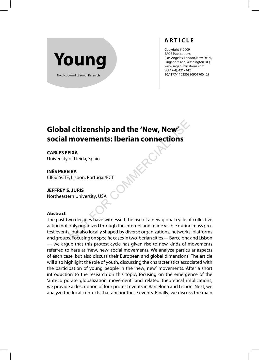 Social Movements: Iberian Connections