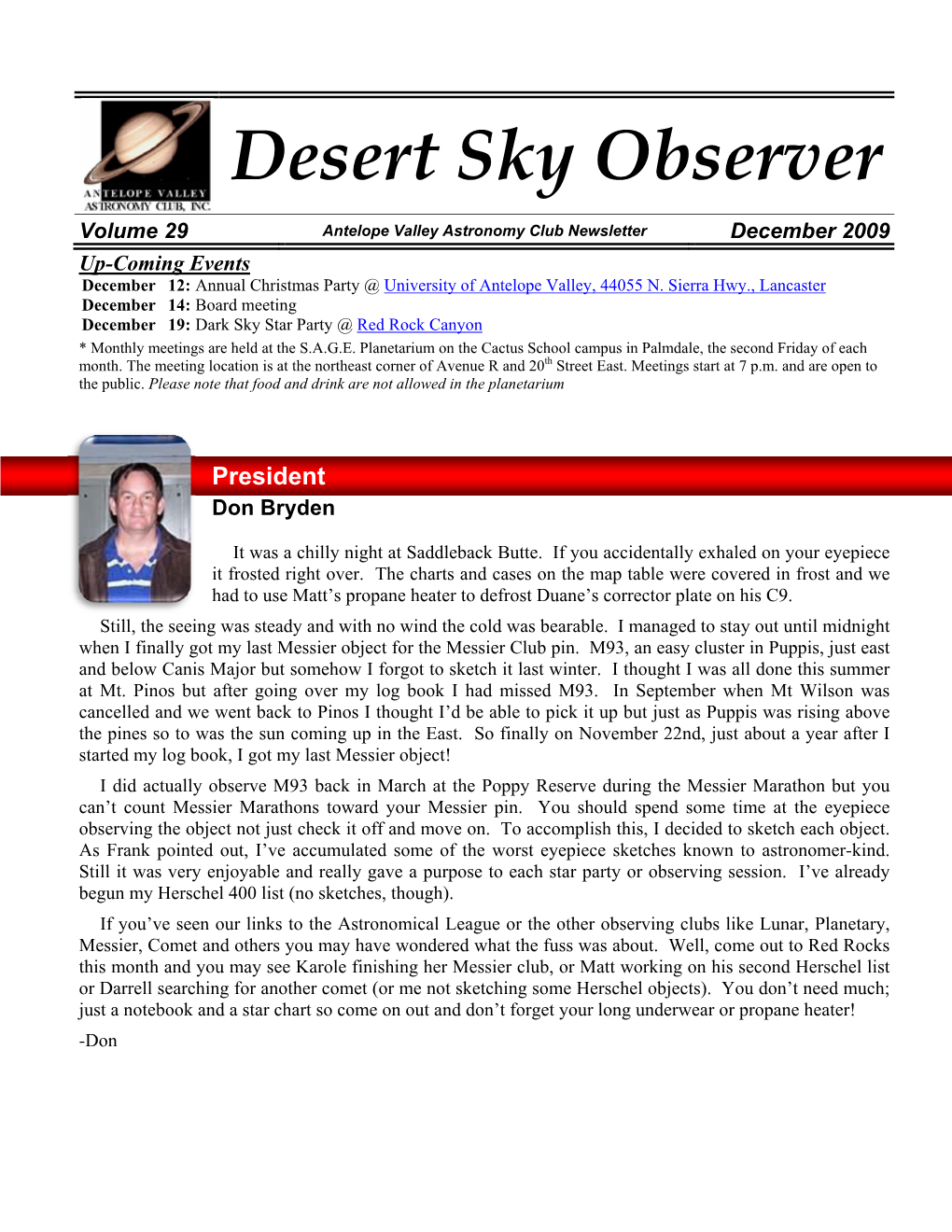 Desert Sky Observer