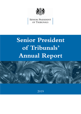 Senior President of Tribunals' Annual Report