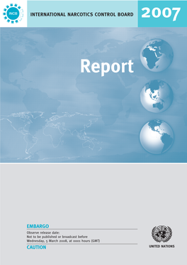 Report of the International Narcotics Control Board for 2007