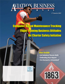 Computer-Based Maintenance Tracking Flight Training Business Attitudes Air Charter Safety Initiative