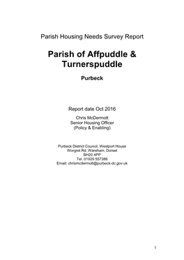 Parish of Affpuddle & Turnerspuddle