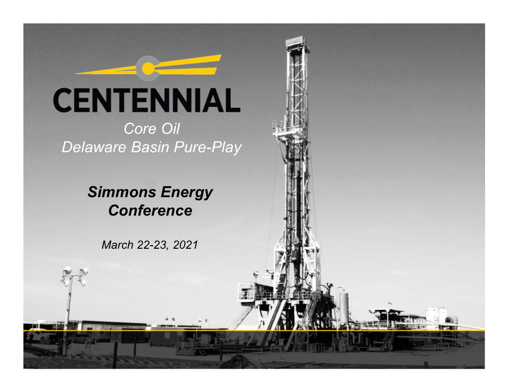 Simmons Energy Conference