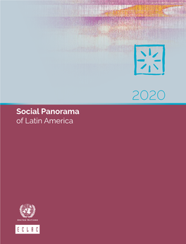 Social Panorama of Latin America Thank You for Your Interest in This ECLAC Publication