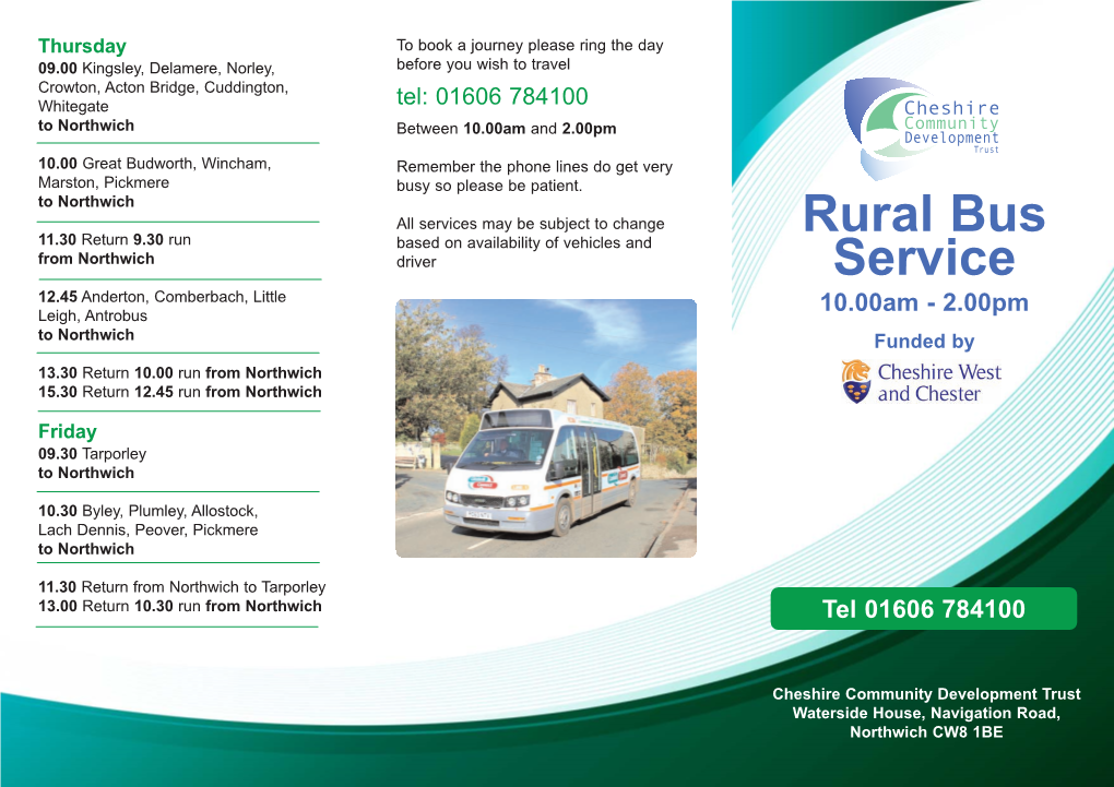 Rural Bus Service