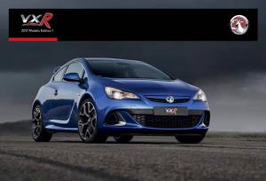 Insignia VXR Supersport 22 Corsa, GTC, Insignia Technical Guide 28 Machines That Just Demand to Be Driven