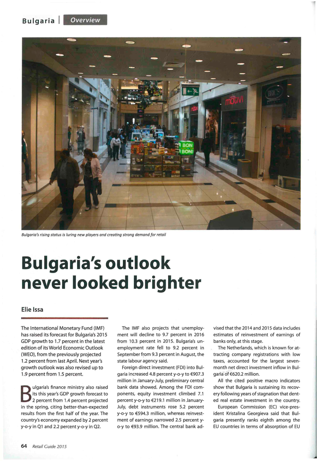 Bulgaria's Outlook Never Looked Brighter
