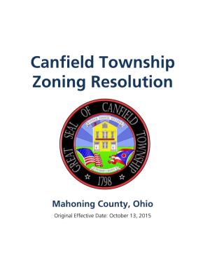 Canfield Township Zoning Resolution