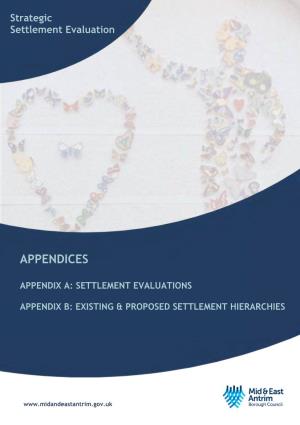 Strategic Settlement Evaluation Appendices