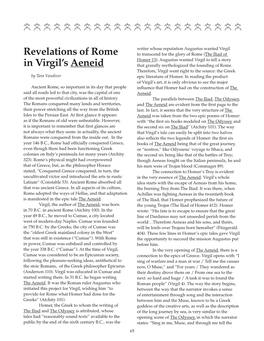 Revelations of Rome in Virgil's Aeneid