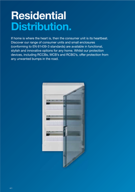 Residential Distribution
