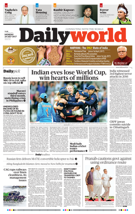 Indian Eves Lose World Cup, Win Hearts of Millions