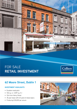 For Sale Retail Investment