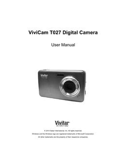 Vivicam T027 Digital Camera