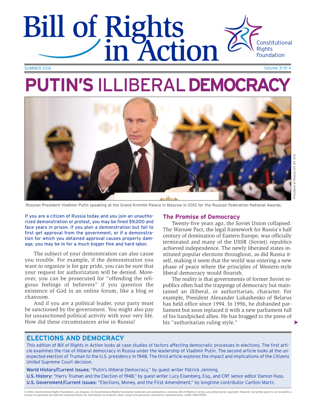 Putin's Illiberal Democracy