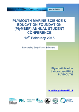 Plymsef February 2015 Annual Student Conference