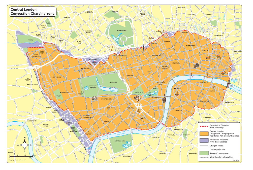 Map of Congestion Charge Zones.Pdf DocsLib
