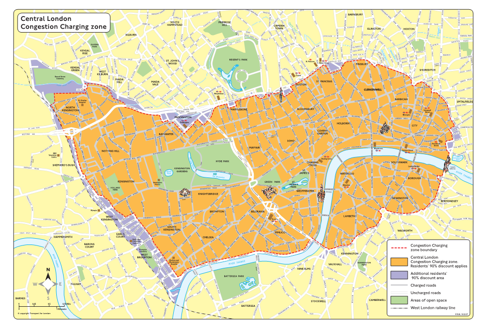 Map of Congestion Charge Zones.Pdf - DocsLib