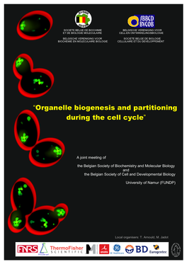 “Organelle Biogenesis and Partitioning During the Cell Cycle”