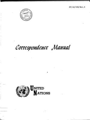 Correspondence Manual