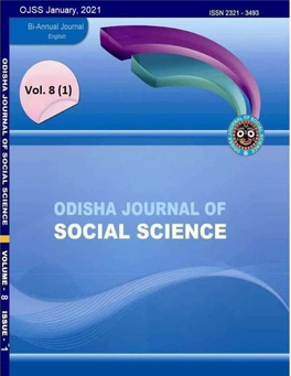 Odisha Journal of Social Science, Vol.8, Issue-1 January,2021