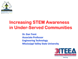 Increasing STEM Awareness in Under-Served Communities