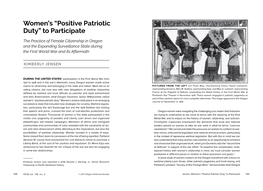 Women's “Positive Patriotic Duty” to Participate