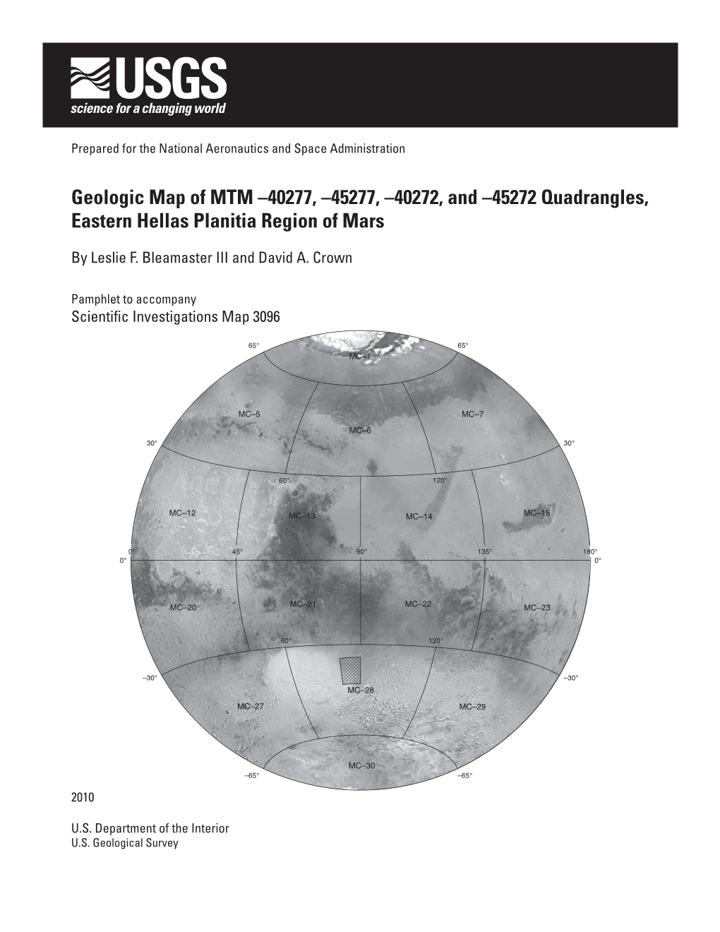 USGS Scientific Investigations Map 3096, Pamphlet