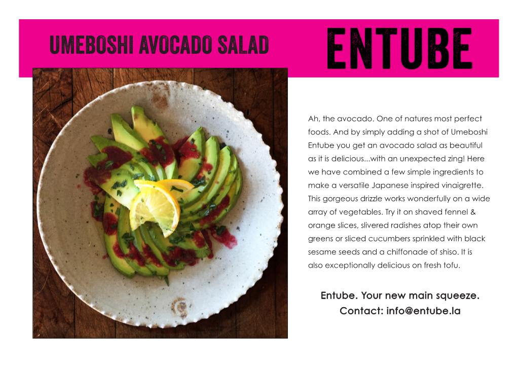 Umeboshi Avocado Salad