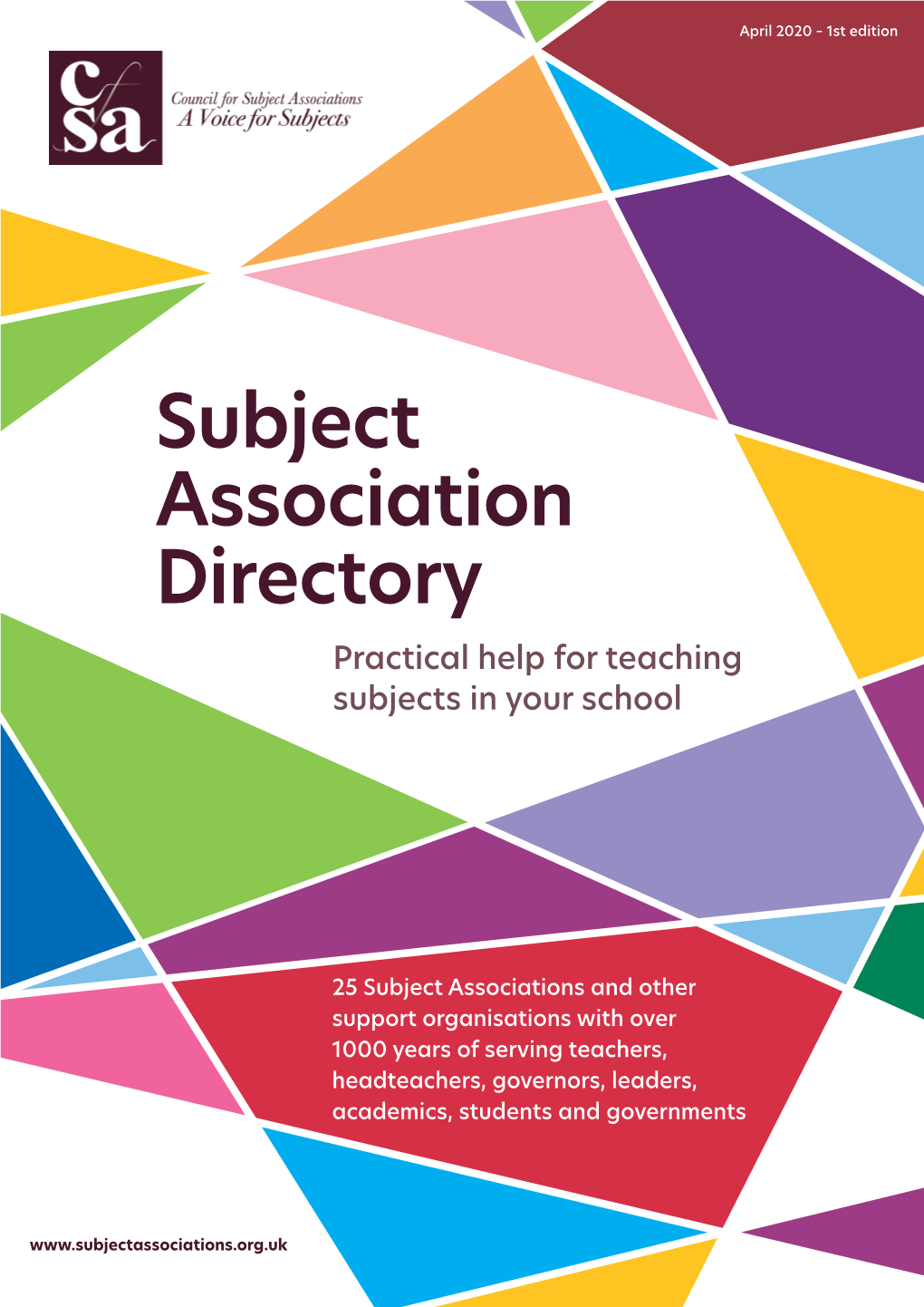 Subject Association Directory Practical Help for Teaching Subjects in Your School