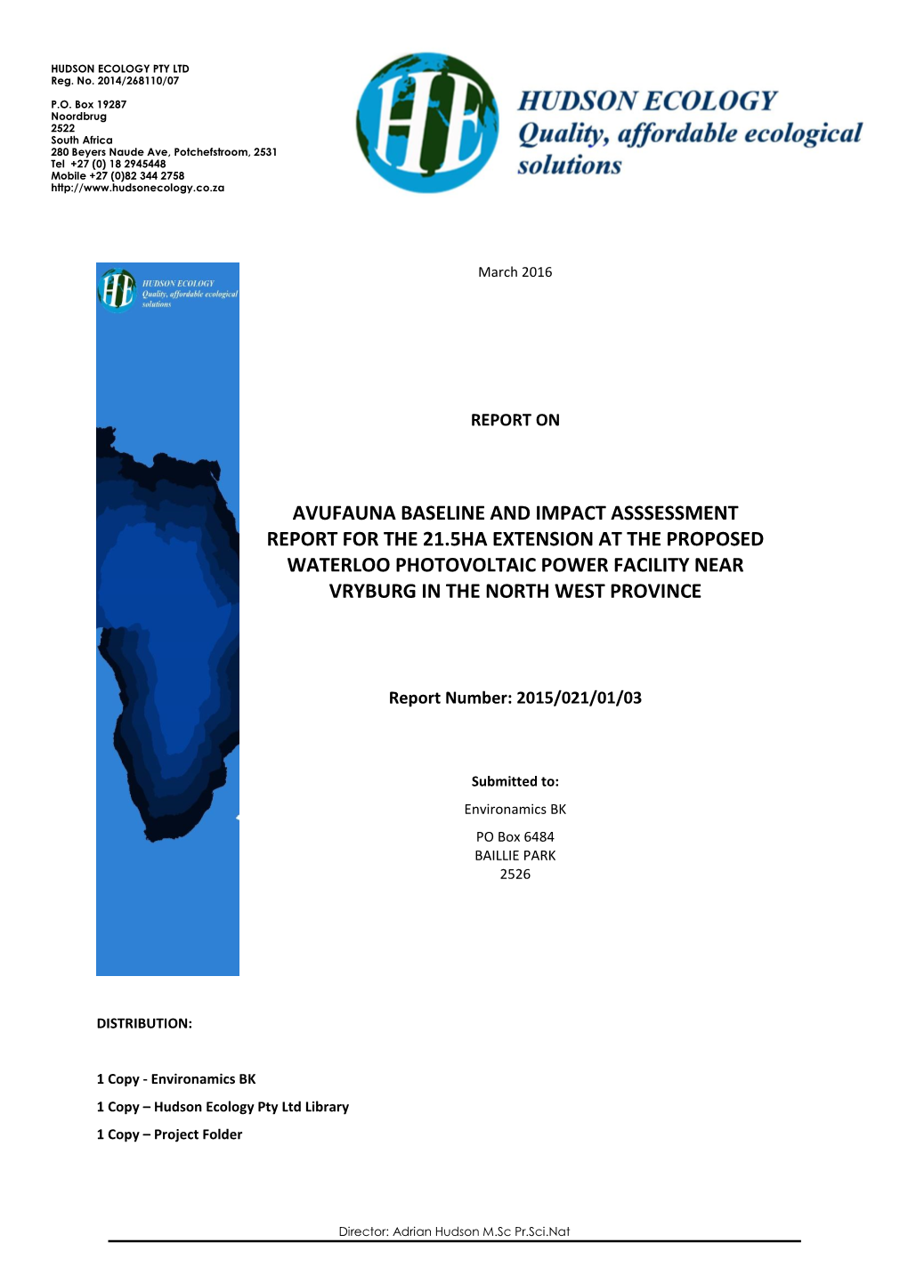 Avifaunal Impact Assessment.Pdf