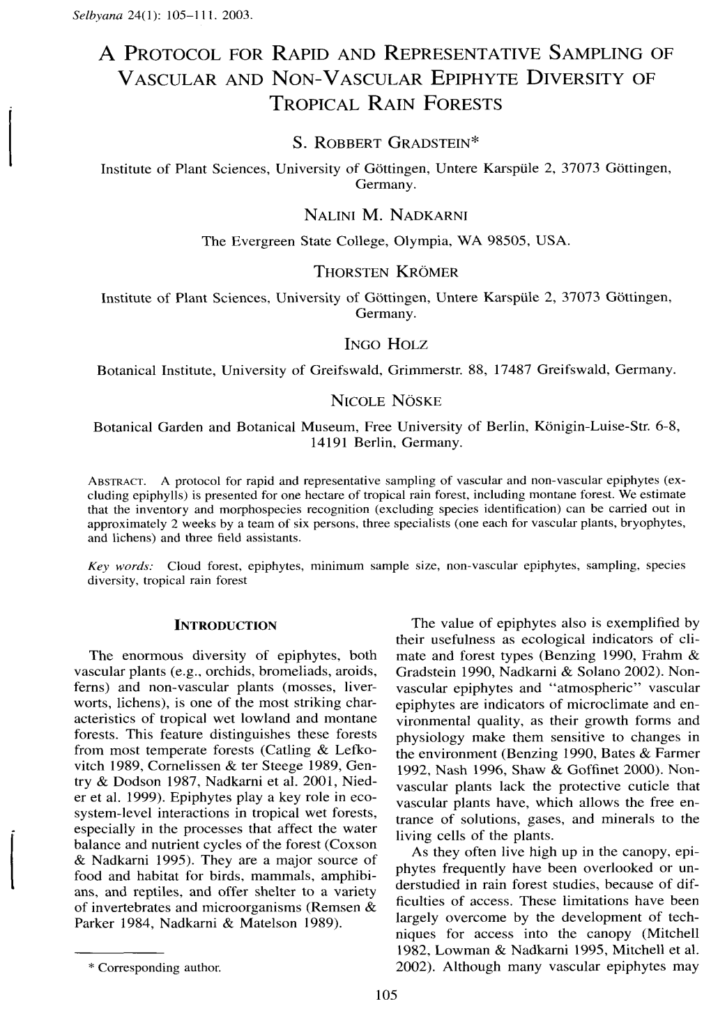 A Protocol for Rapid and Representative Sampling of Vascular and Non