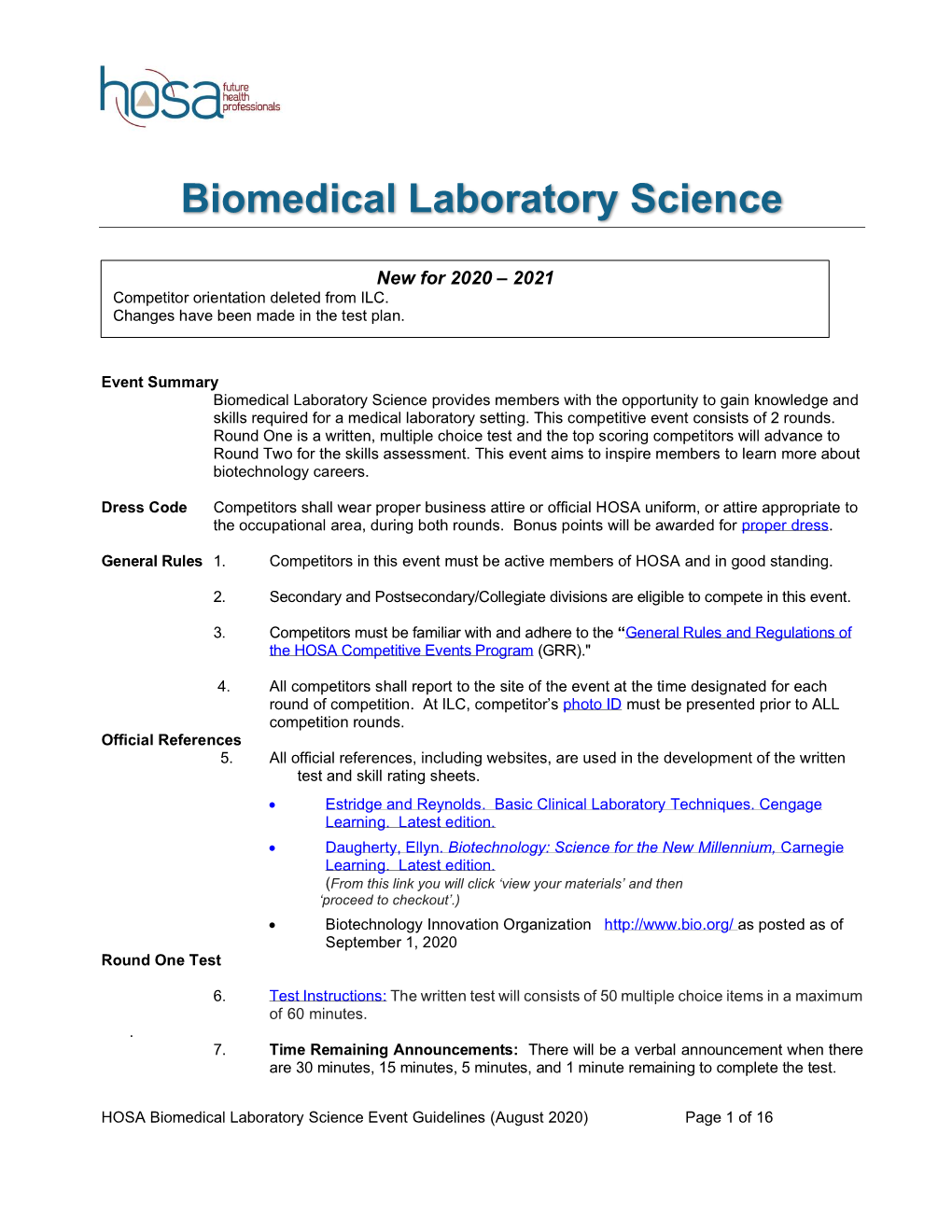 Biomedical Laboratory Science