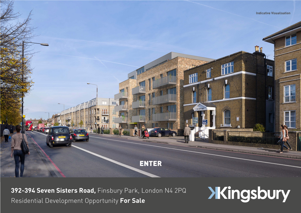 392-394 Seven Sisters Road, Finsbury Park, London N4 2PQ Residential Development Opportunity for Sale