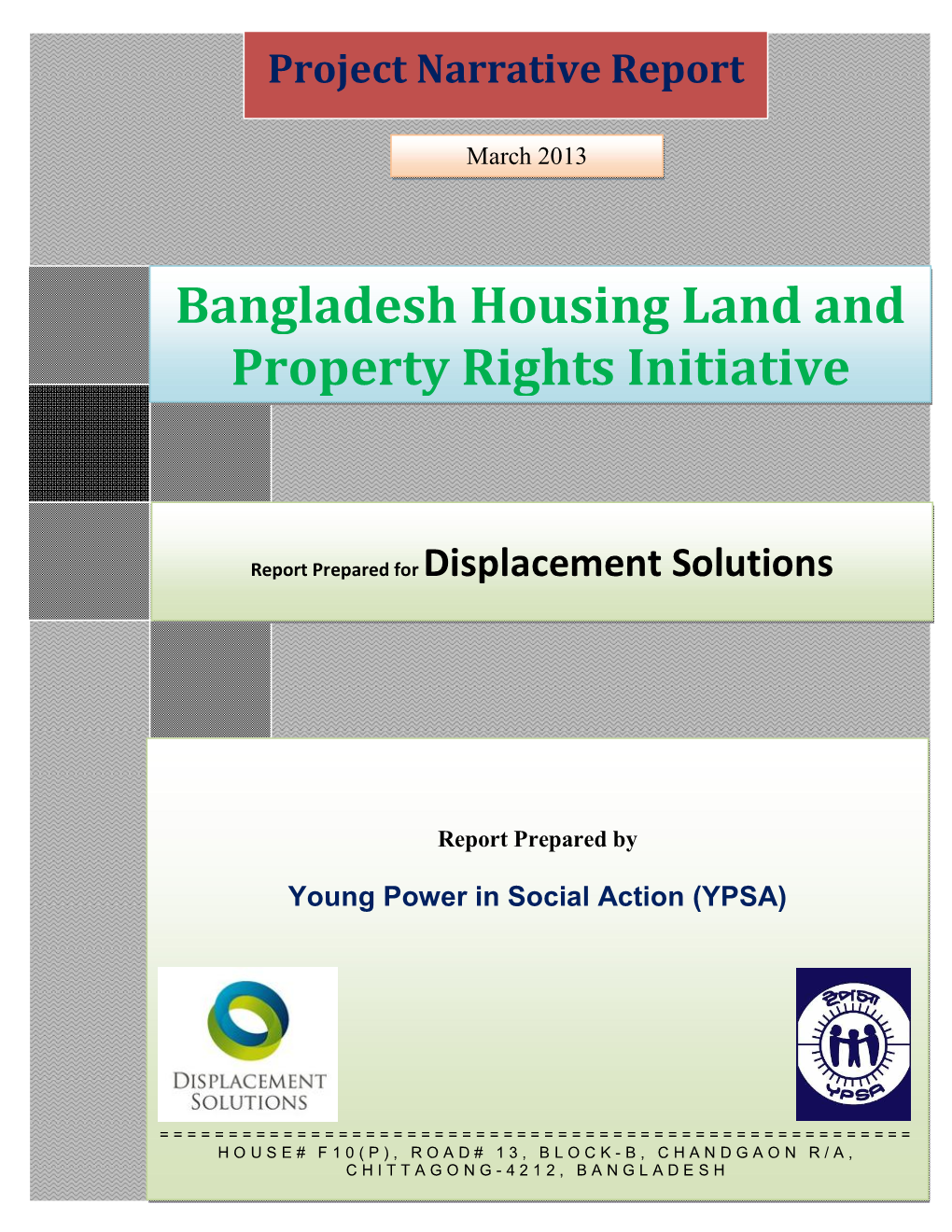 Bangladesh Housing Land and Property Rights Initiative