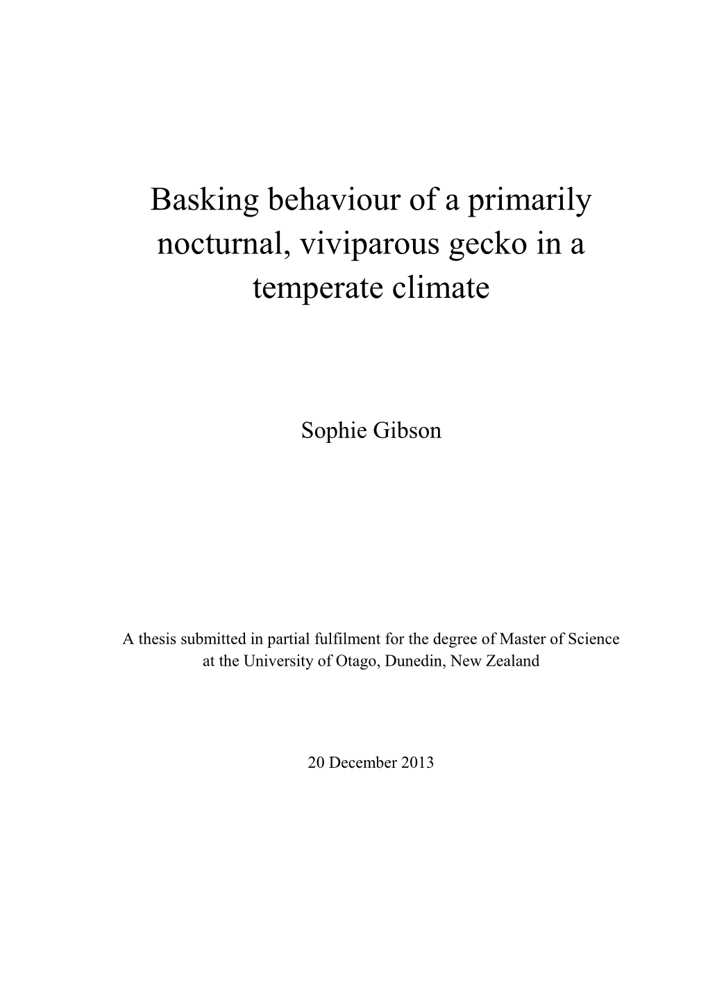 Chapter 3, I Review the Challenges Associated with Categorising the Activity Pattern of Reptiles