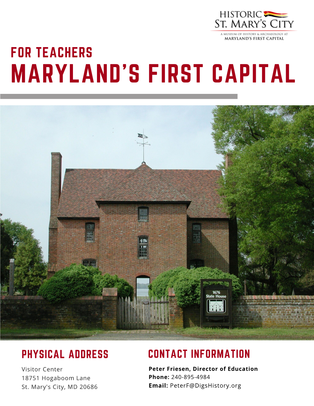 Maryland's First Capital