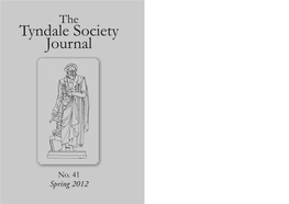 Tyndale Society Journal