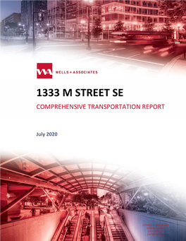 1333 M Street Se Comprehensive Transportation Report