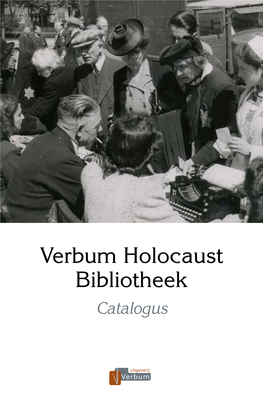 Verbum Holocaust Bibliotheek Catalogus Verbum Holocaust Bibliotheek
