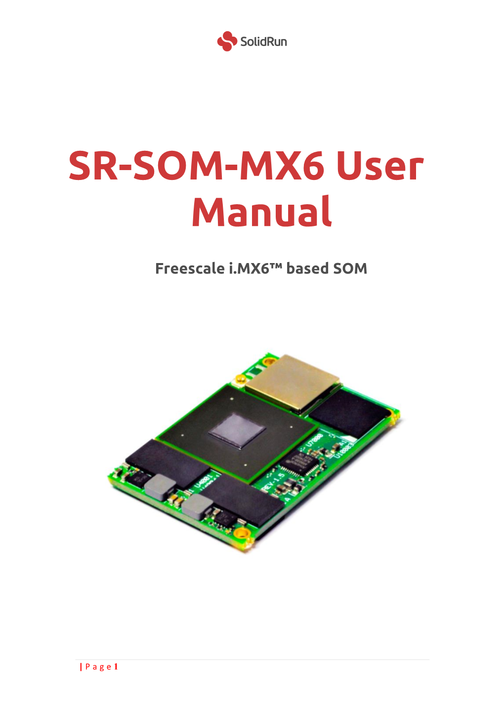 SR-SOM-MX6 User Manual