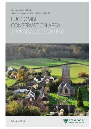 Luccombe Conservation Area Appraisal Document