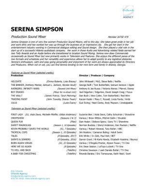 Serena Simpson